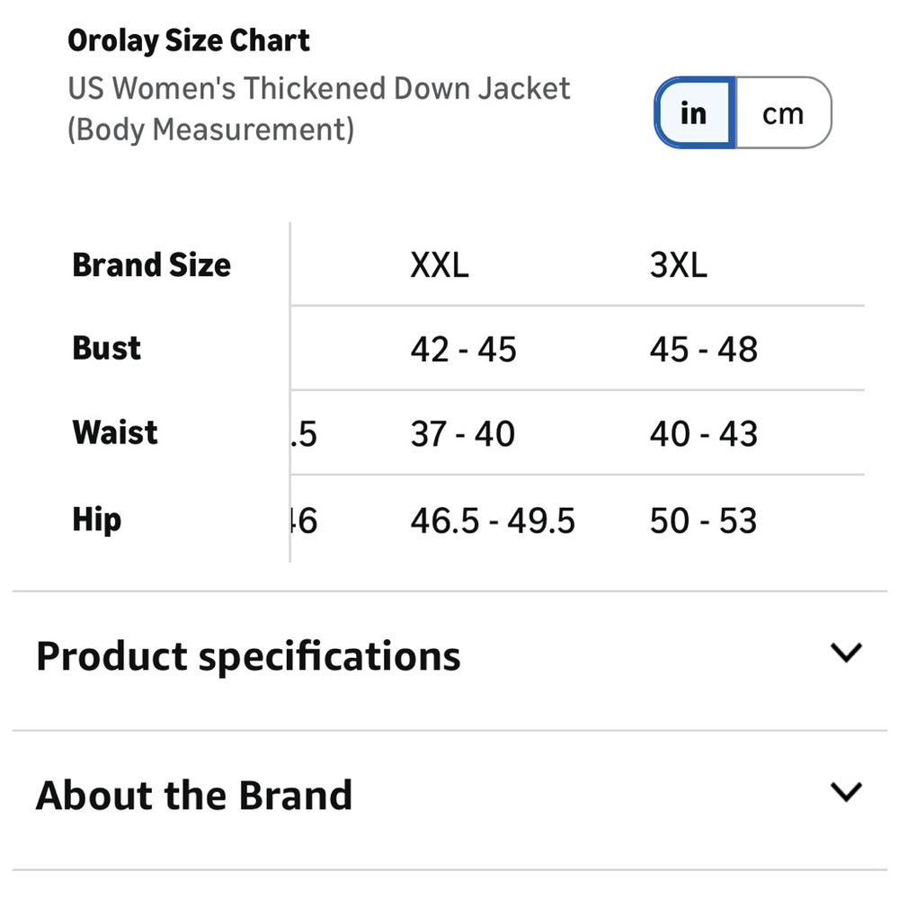 Women’s Orolay Thickened Down Jacket - Picture 7 of 7